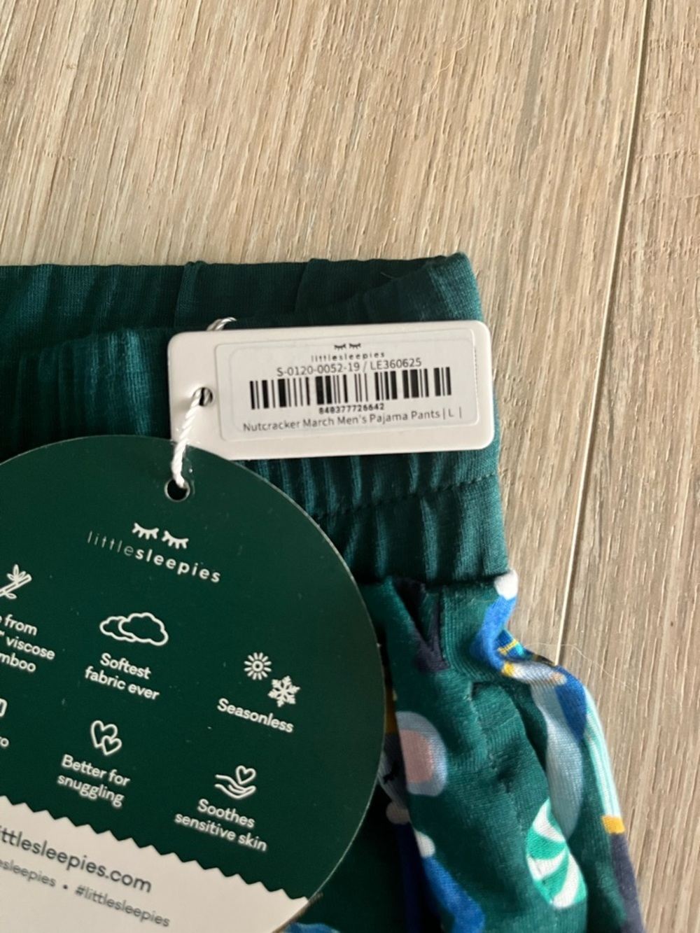 NWT Little Sleepies Men’s Nutcracker Holiday Men’s Bamboo Pajama Pants - Large - Picture 4 of 6